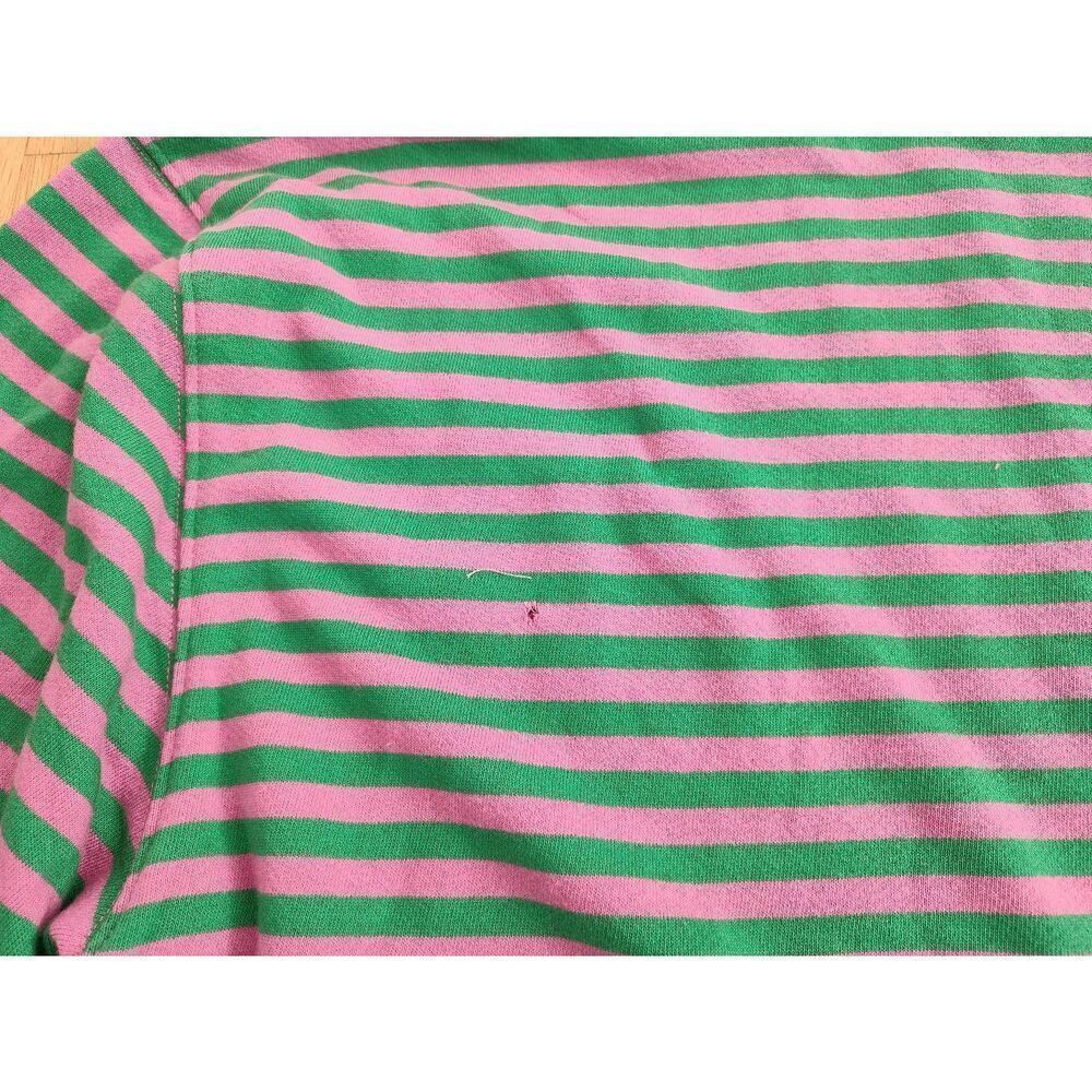 WE THE FREE FREE PEOPLE CLASSIC OVERSIZED CREWNECK PINK GREEN COMBO NWD LARGE - Picture 4 of 10